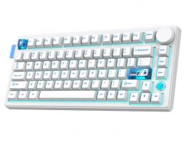 Onikuma MT706 Vezeték Nélküli Mechanikus Gamer Billentyűzet, fehér